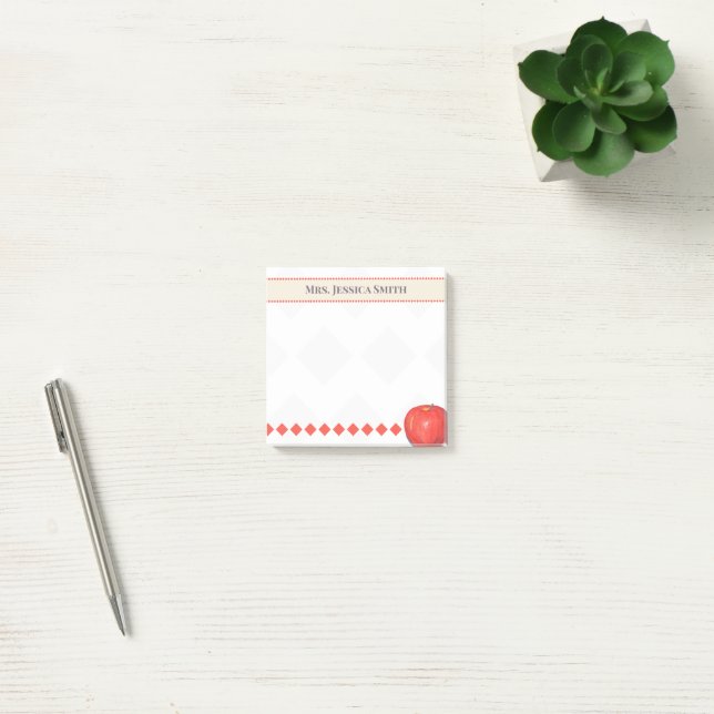 Bloco De Notas Blocos de Notas Personalizados com Nome do Profess (Escritótio)
