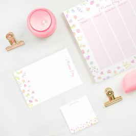 Bloco De Notas Blocos de Notas Personalizados Flor de Campo Paste