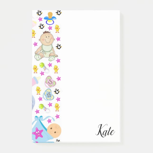 Bloco De Notas Blocos de Notas Post-it Binky Chupetas (Frente)