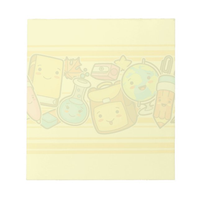 Bloco De Notas Blocos de Notas Post-it com Padrão de Material Esc (Frente)