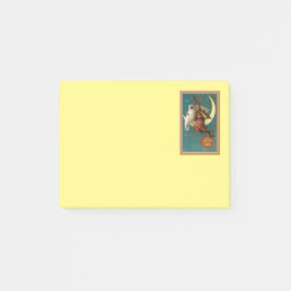 Bloco De Notas Blocos de Notas Post-it de Bruxa & Coruja de Hallo