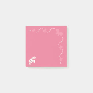 Bloco De Notas Blocos de Notas Post-it Fita de Coelho Rosa Fofo