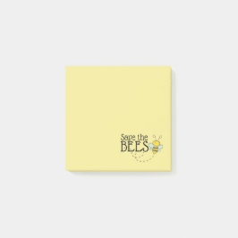 Bloco De Notas Blocos de Notas Post-It Salve as Abelhas