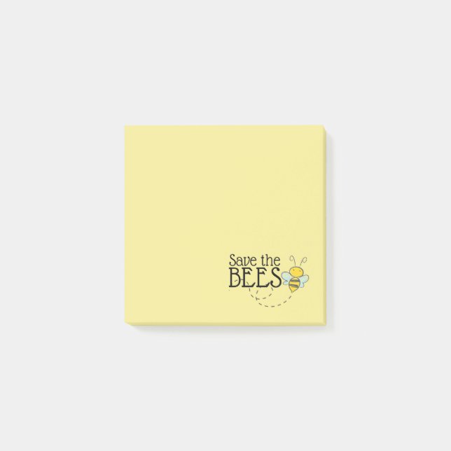 Bloco De Notas Blocos de Notas Post-It Salve as Abelhas (Frente)