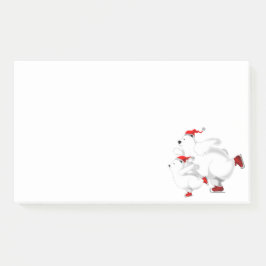 Bloco De Notas Blocos de Notas Post-it® Ursos de Natal