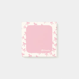 Bloco De Notas Blocos de Notas Sonhos com Laço Rosa