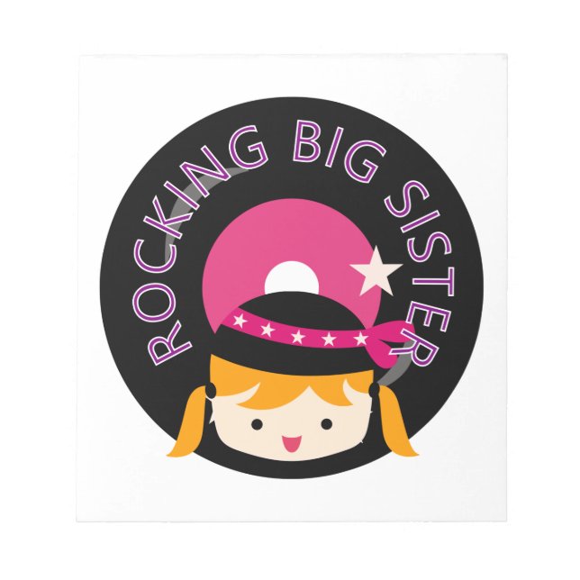 Bloco De Notas Blond Rocking Big Sister (Frente)
