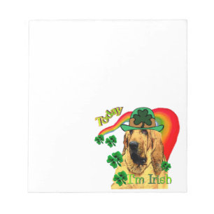 Bloco De Notas Bloodhound st Patricks