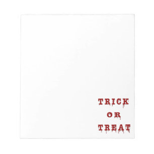Bloco De Notas Bloody Letter Trick ou Treme