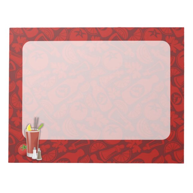 Bloco De Notas Bloody Mary (Frente)