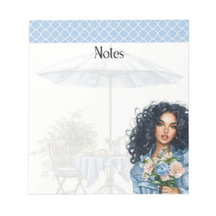 Bloco De Notas Blooms de hora azul: Coleção de notas suaves e ser