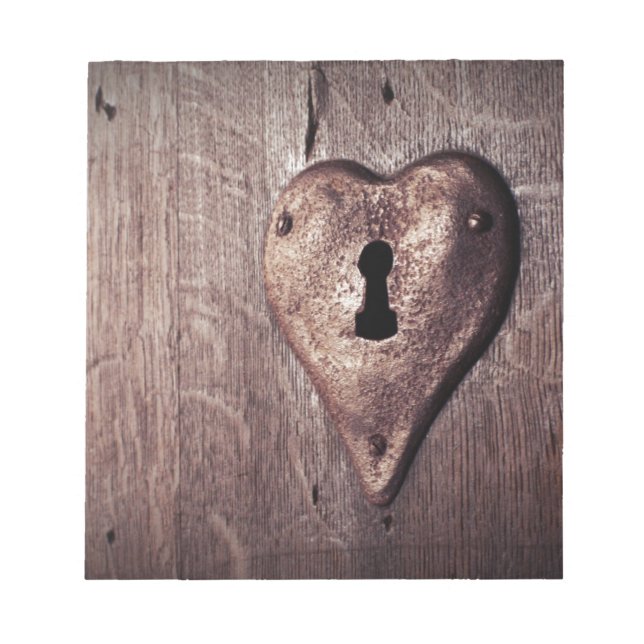 Bloco De Notas Bloquear Coração (Frente)