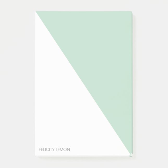 Bloco De Notas Bloqueio de cores - Notas de post-it® personalizad (Frente)