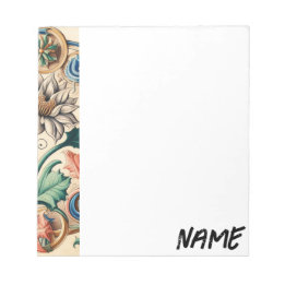 Bloco De Notas Blossomas etéreos em Harmonia