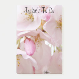 Bloco De Notas Blossoms presentes notas adesivas personalizadas T