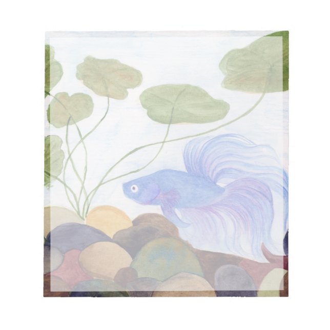 Bloco De Notas Blue Betta (Frente)