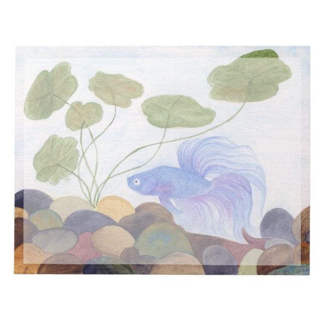 Bloco De Notas Blue Betta (Frente)