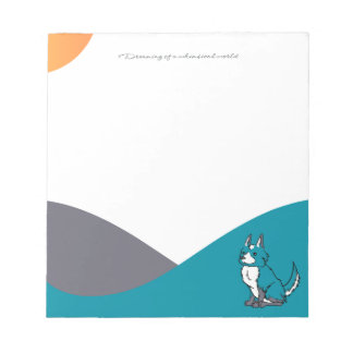 Bloco De Notas Blue Dog Notepad