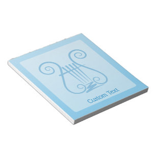 Bloco De Notas Blue Lyre