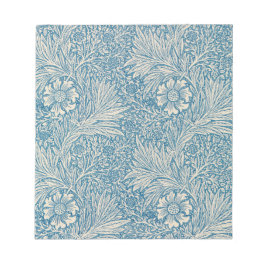 Bloco De Notas Blue Marigolds (por William Morris)