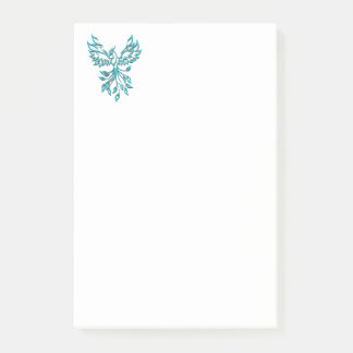 Bloco De Notas Blue Phoenix nasce em branco