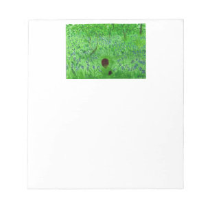 Bloco De Notas Bluebell Woodland Hedgehogs