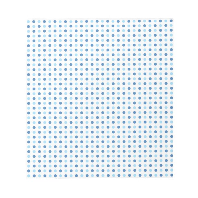 Bloco De Notas Blues de bolinhas (Frente)