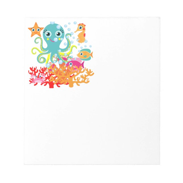 Bloco De Notas Boa vinda ao oceano (Frente)