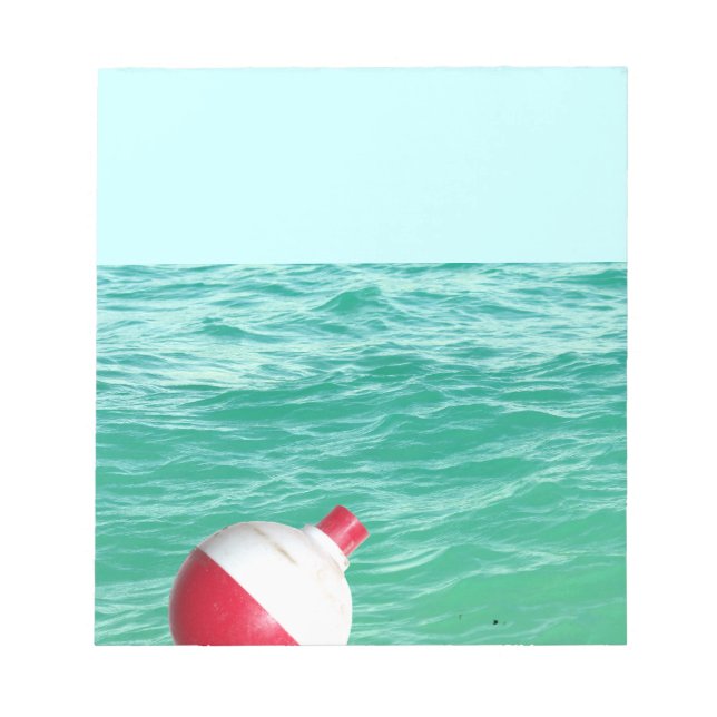 Bloco De Notas Bobber de pesca na água (Frente)