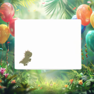 Bloco De Notas Boho Dinossauro Infantil