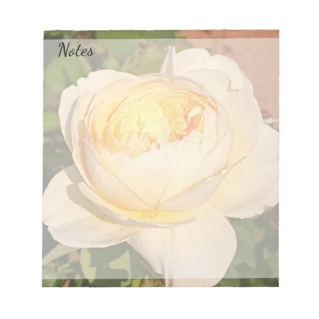 Bloco De Notas Boho Floral Ephemera photo (Frente)