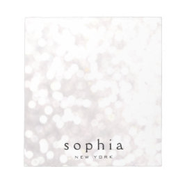 Bloco De Notas Bokeh Glitter