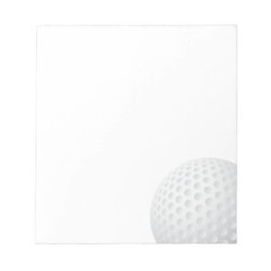 Bloco De Notas Bola de golfe