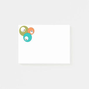 Bloco De Notas Bolas de boliche modernas do século médio