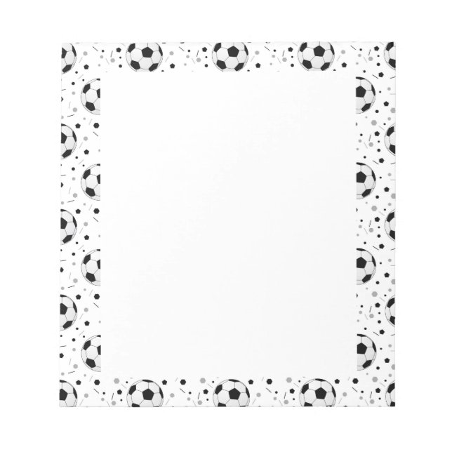 Bloco De Notas Bolas de futebol (Frente)