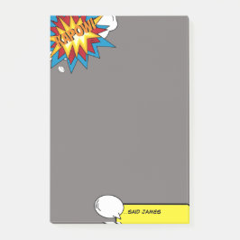 Bloco De Notas Bolha de Pop de Arte do Livro Quadrado Moderno Col