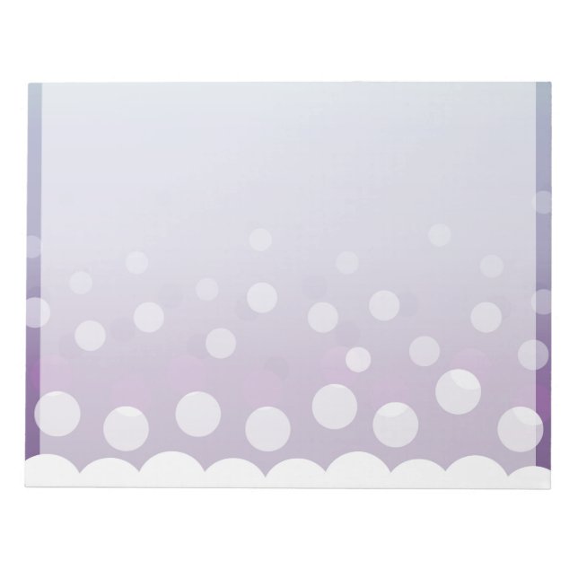 Bloco De Notas Bolhas de Tealy-Purple (Frente)