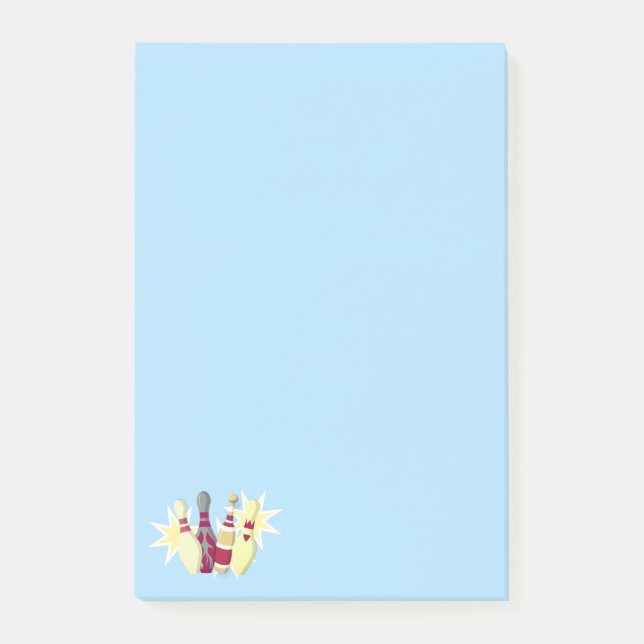 Bloco De Notas Boliches do estilo Vintage (Frente)