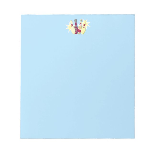 Bloco De Notas Boliches do estilo Vintage (Frente)