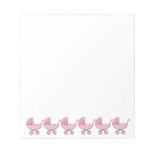 Bloco De Notas bolinhas cor-de-rosa