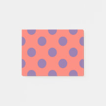 Bolinhas de corais violetas e vivas