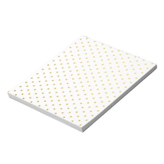 Bloco De Notas Bolinhas de ouro para moda (Invertido)