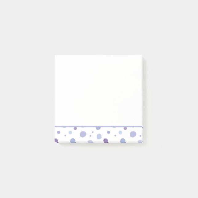 Bloco De Notas bolinhas pintadas à mão (Frente)