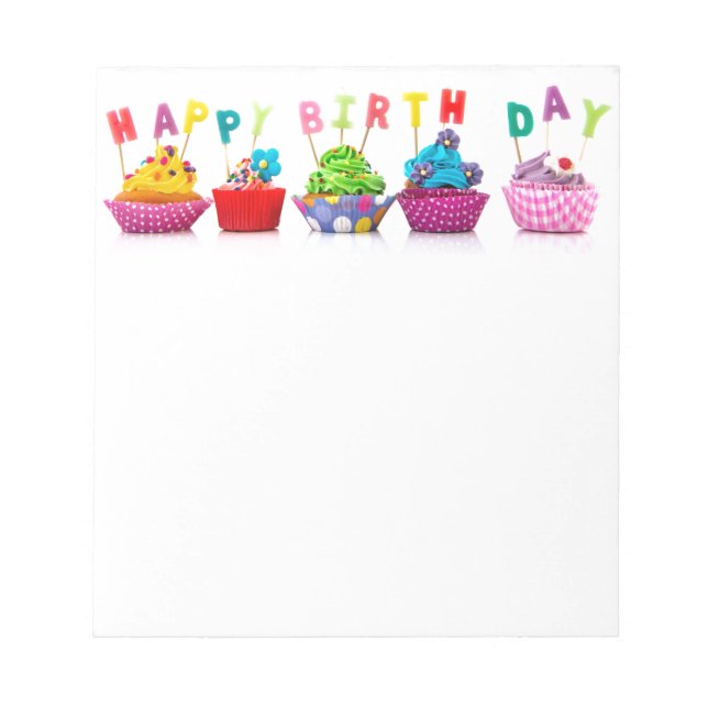 Bloco De Notas Bolos de Aniversário (Frente)