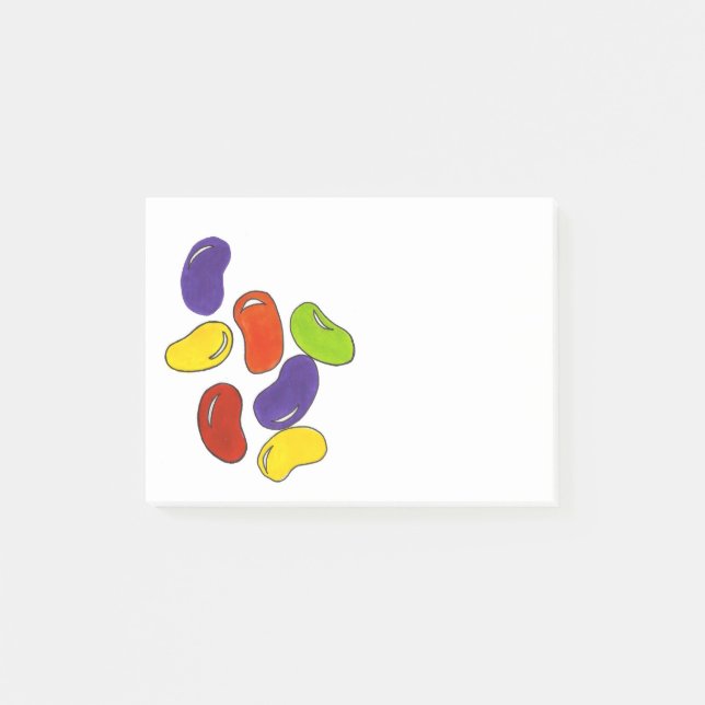 Bloco De Notas Bolsa de Páscoa do Rainbow Jelly Bean (Frente)
