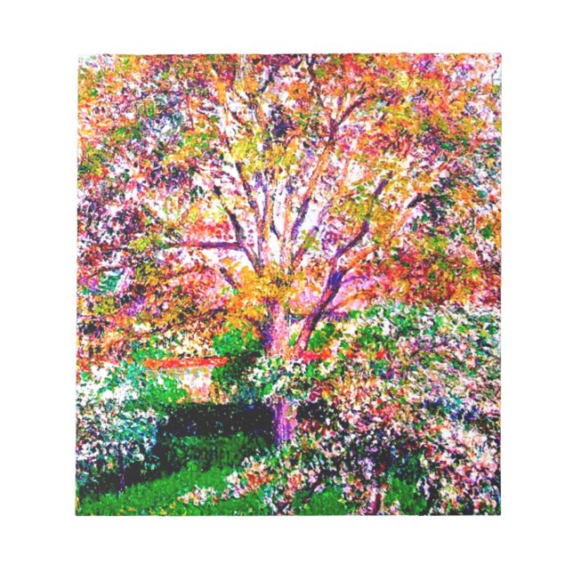 Bloco De Notas Bolsa E Maçã Em Bloom Camille Pissarro (Frente)