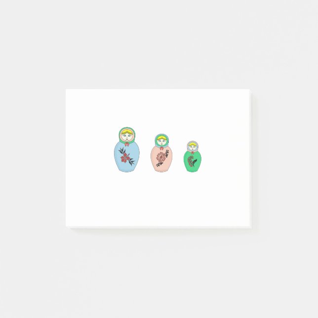 Bloco De Notas Boneca Matryoshka (Frente)