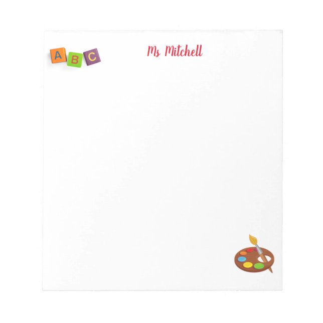 Bloco de notas bonito (Frente)