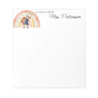 Bonito Boho Arco-Íris Coelho Personalizado Aprecia