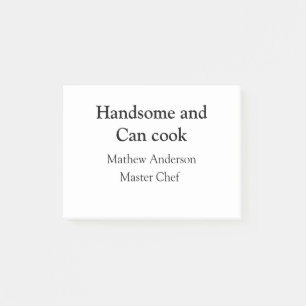 Bloco De Notas Bonito e pode cozinhar adicionar nome master chef 